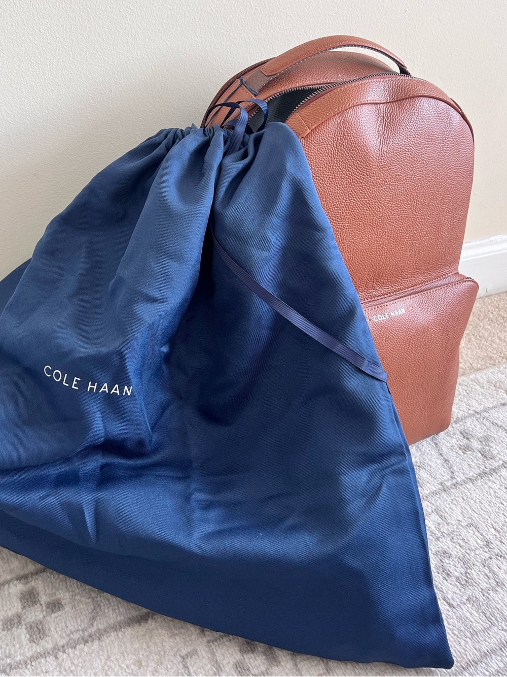 Cole Haan Matthews Backpack in British Tan - Picture 5 of 6